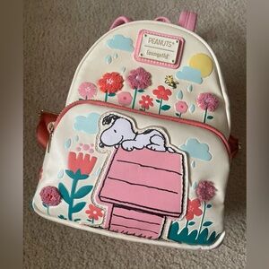 Loungefly Peanuts Spring Edition Mini Backpack - Used